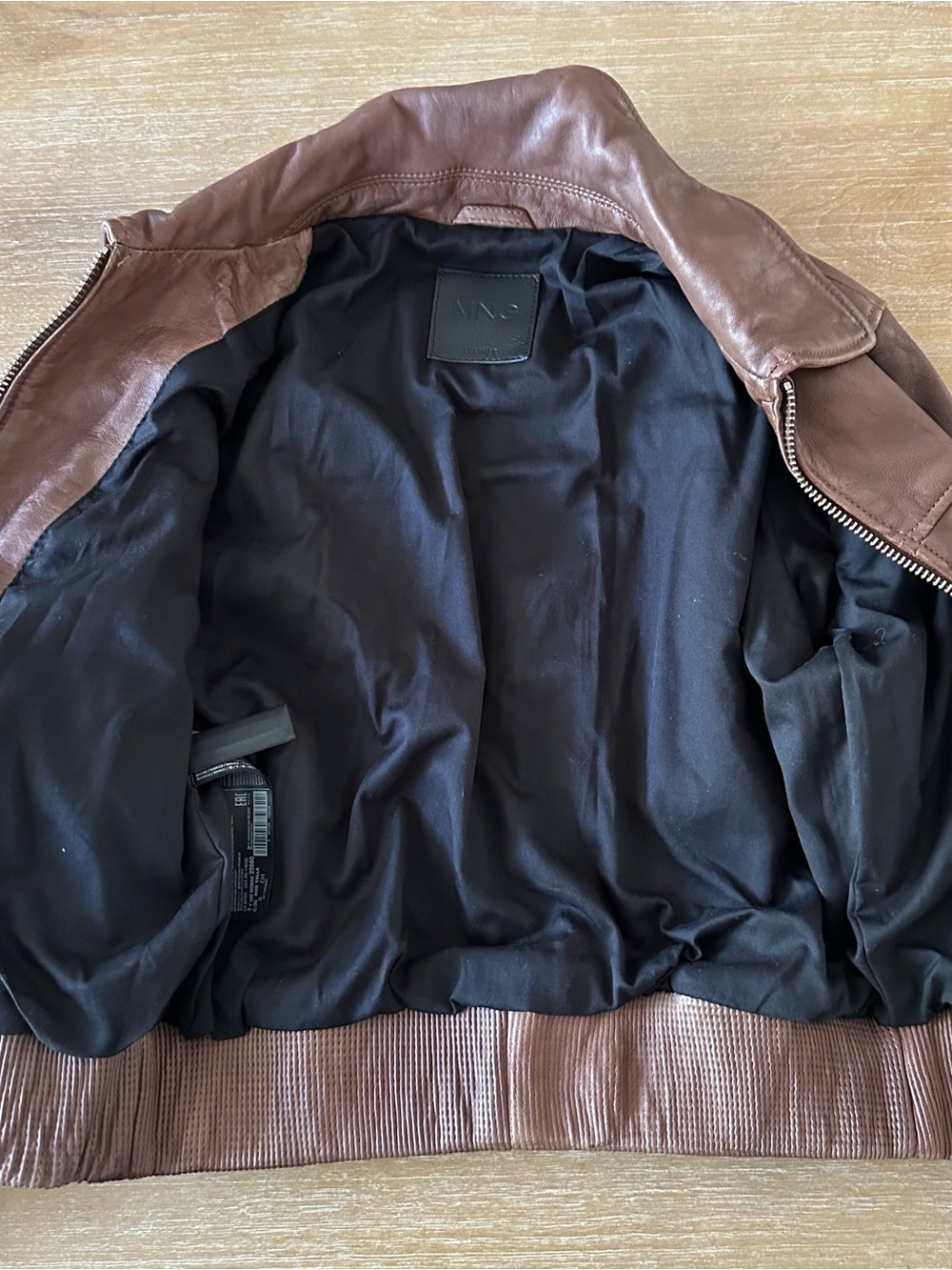 Mango Leather Jacket - Picture 9 of 13